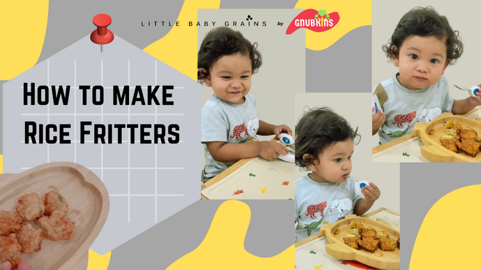 How to Make Rice Fritters for Babies from 12 Months