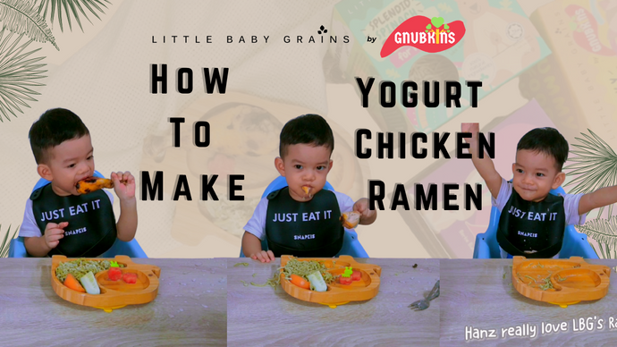 How to Make Yogurt Chicken Ramen for Babies from 12 Months