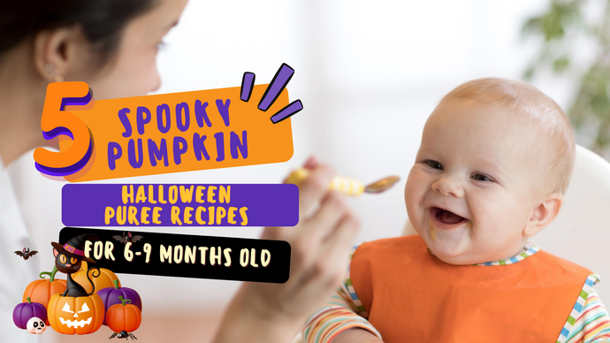 5 Spooky Pumpkin Halloween Puree Recipes for 6-9 Months Old