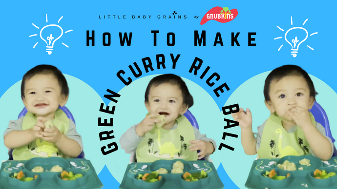 How to Make Green Curry Rice Balls for Babies from 7 Months