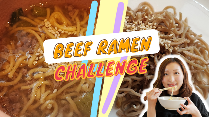 Beef Ramen Challenge - only 3 Ingredients to Cook 2 Ways!