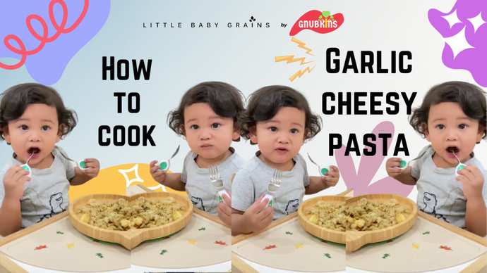Garlic Cheesy Pasta Baby Recipe for 7 months