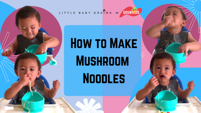Mushroom Noodles for Baby 8 Months