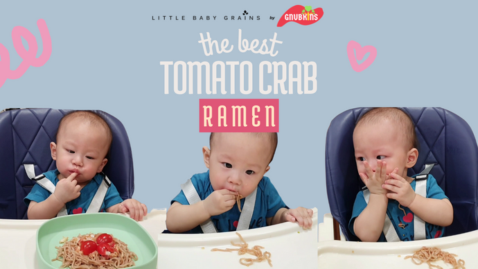 Tomato Crab Ramen for 12 Months+ | Kids Food Recipes