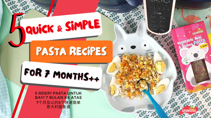 5 Resipi Pasta Pantas dan Mudah untuk 7 Bulan 