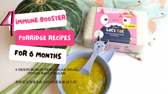 4 Immune Booster Porridge Recipes for 6 Months Old