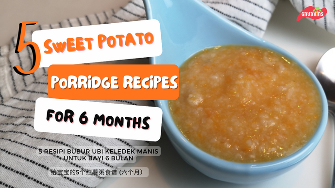 5 Sweet Potato Recipes for 6-7 Months