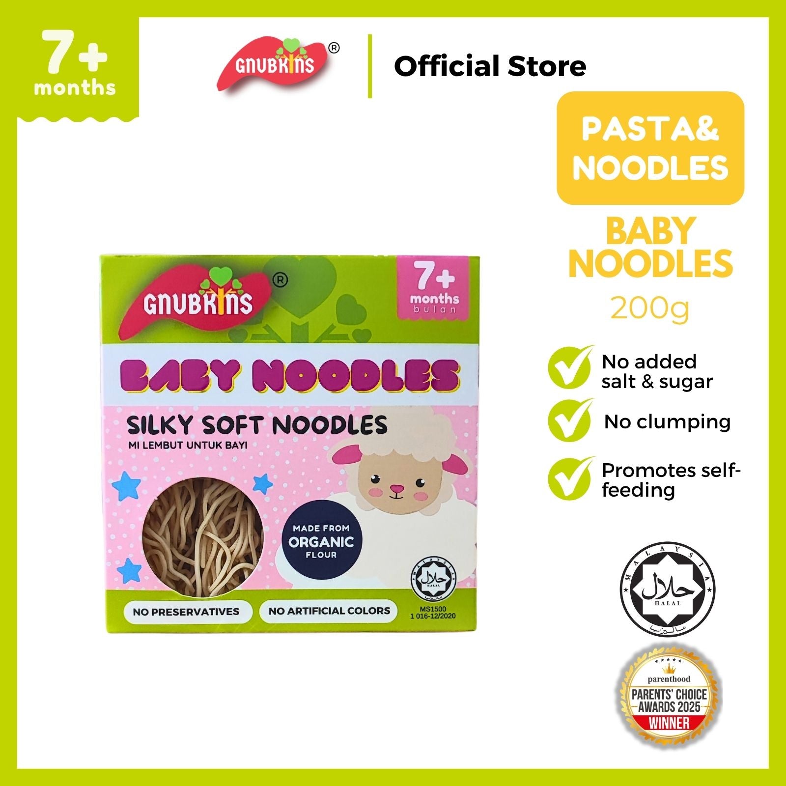 Silky Soft Baby Noodles