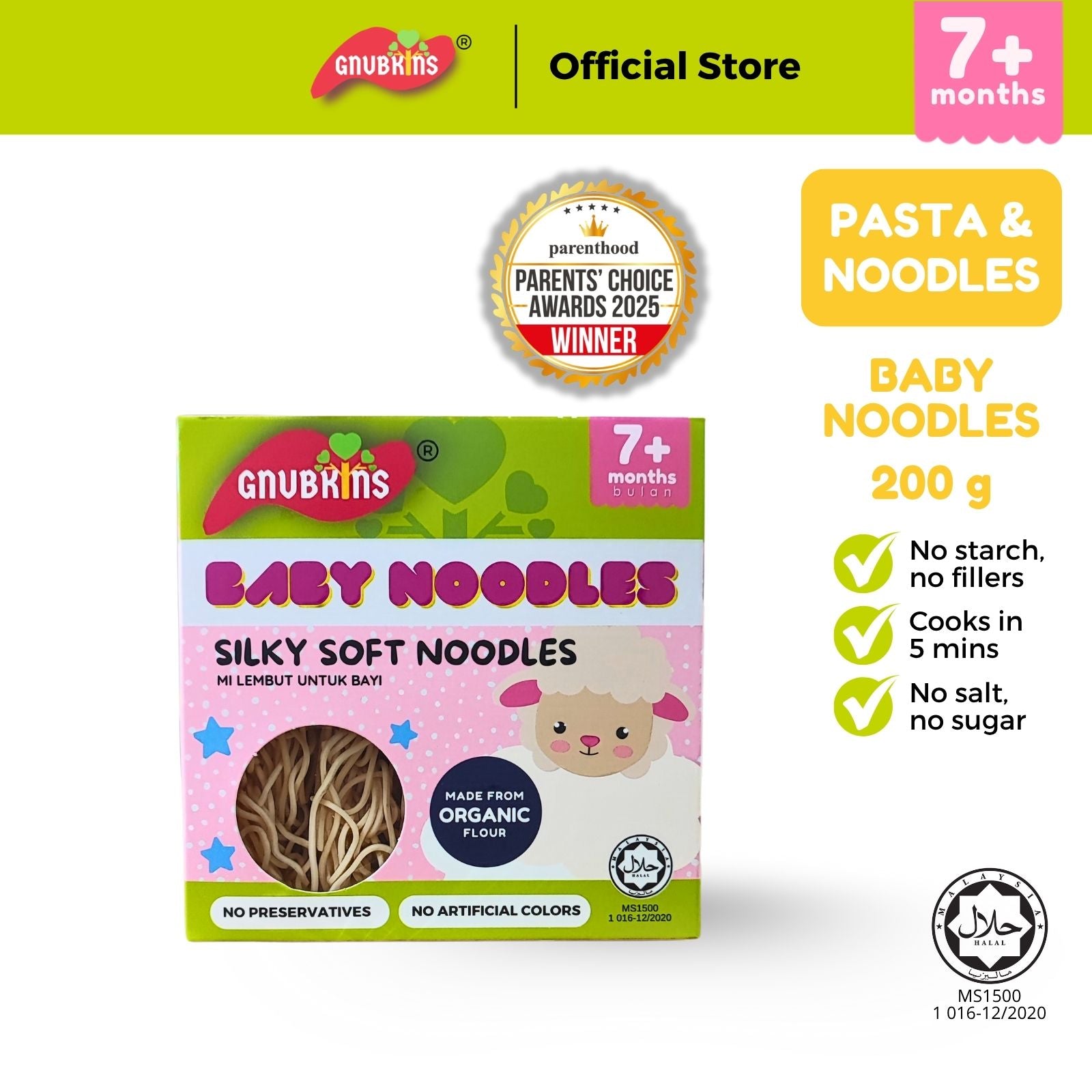 Silky Soft Baby Noodles