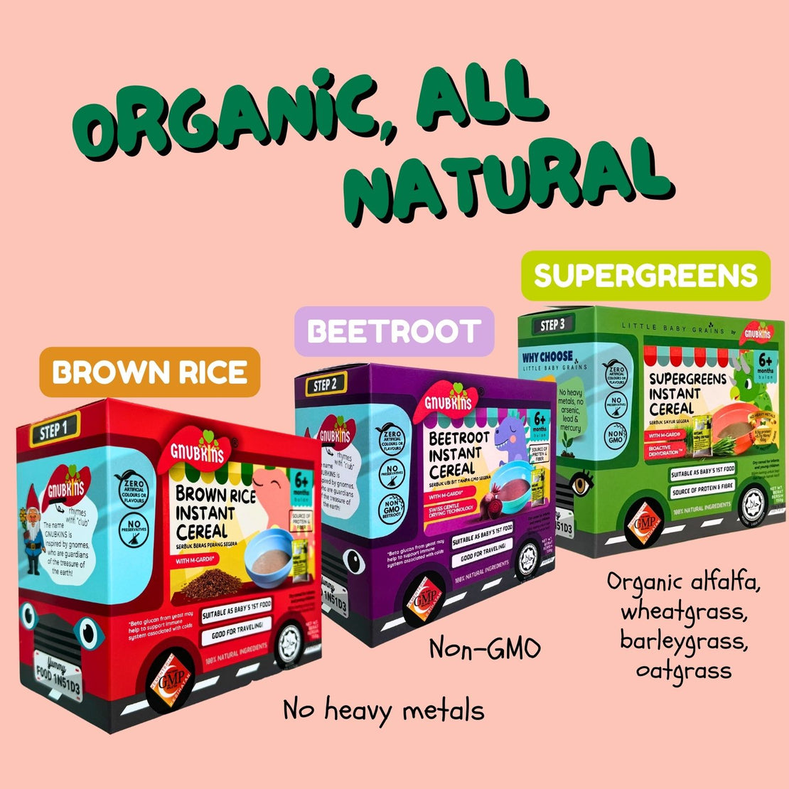 GWP Non-GMO Beetroot Instant Cereal (6 months)