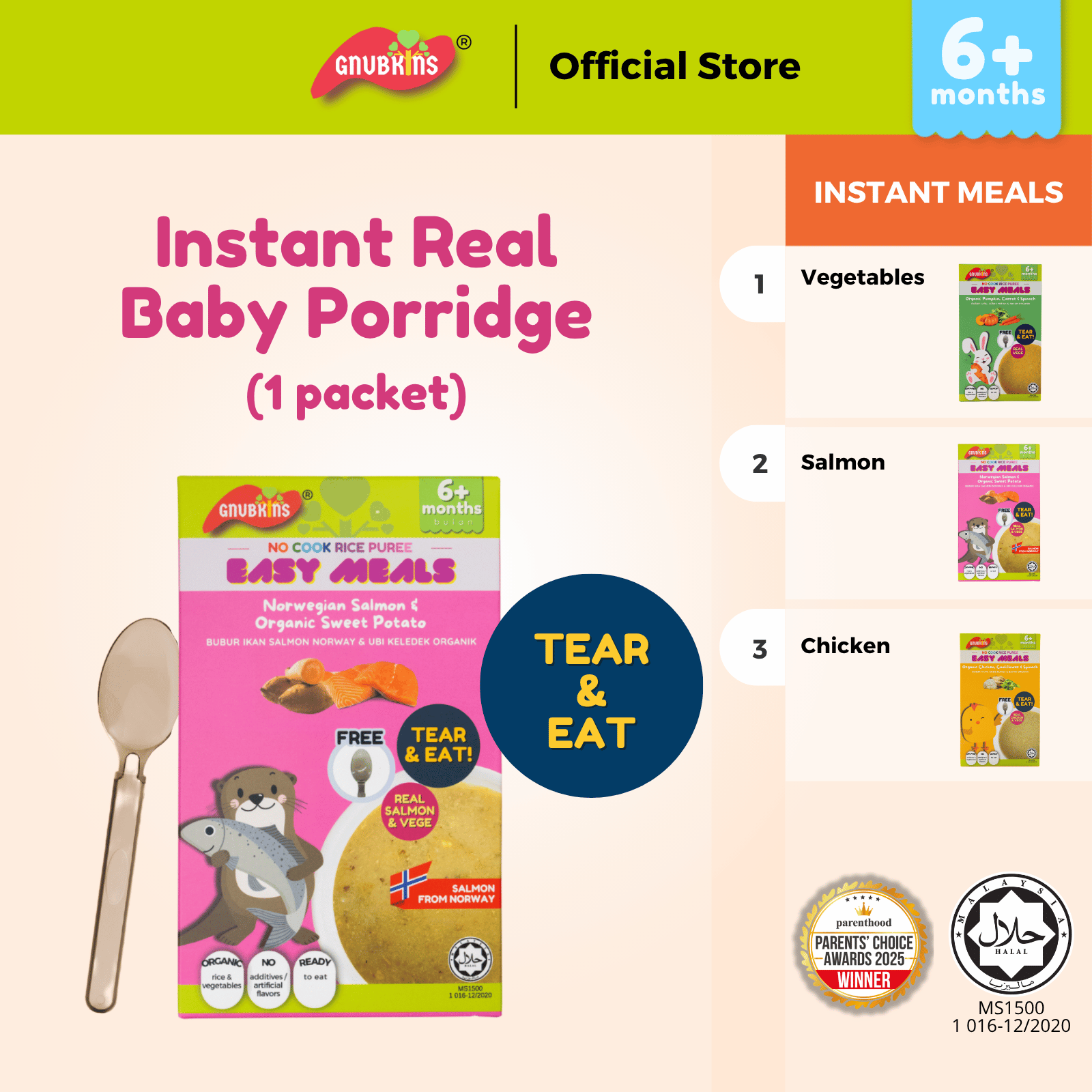 Instant Real Porridge Puree