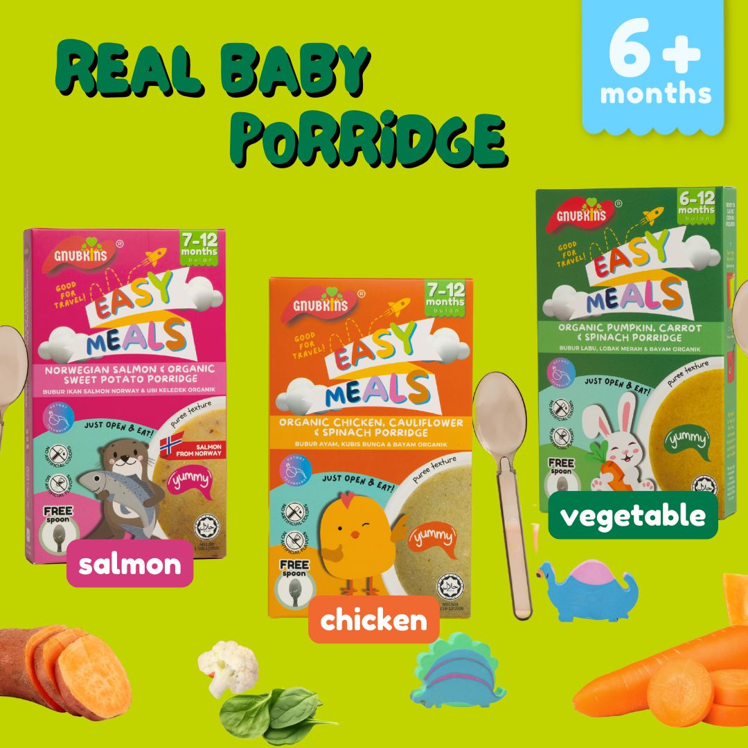 Real Baby Porridge - 3 Flavours (6-12 months)