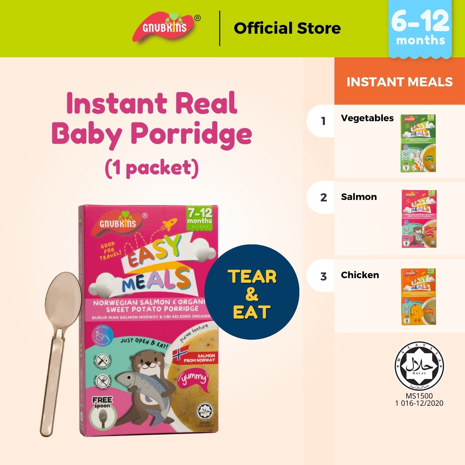 Instant Real Porridge Puree