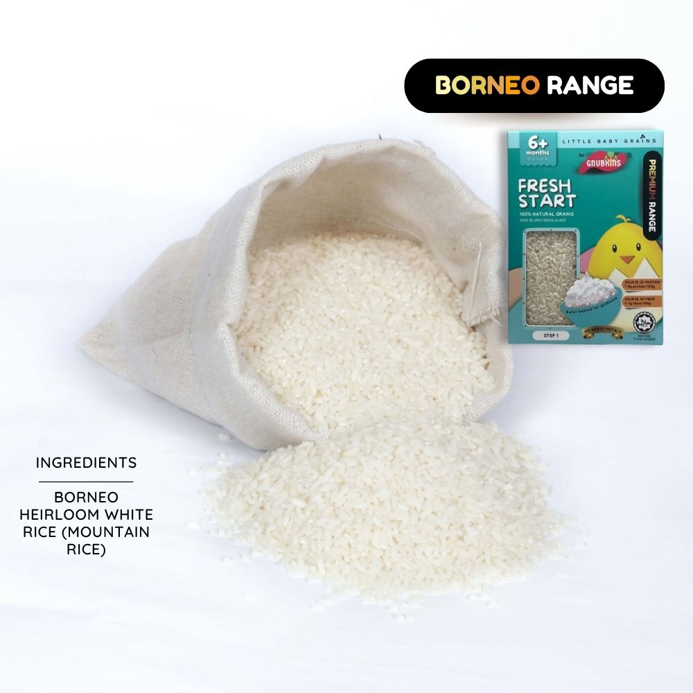 Baby Rice BORNEO (PREMIUM) Range (6-15 Months)