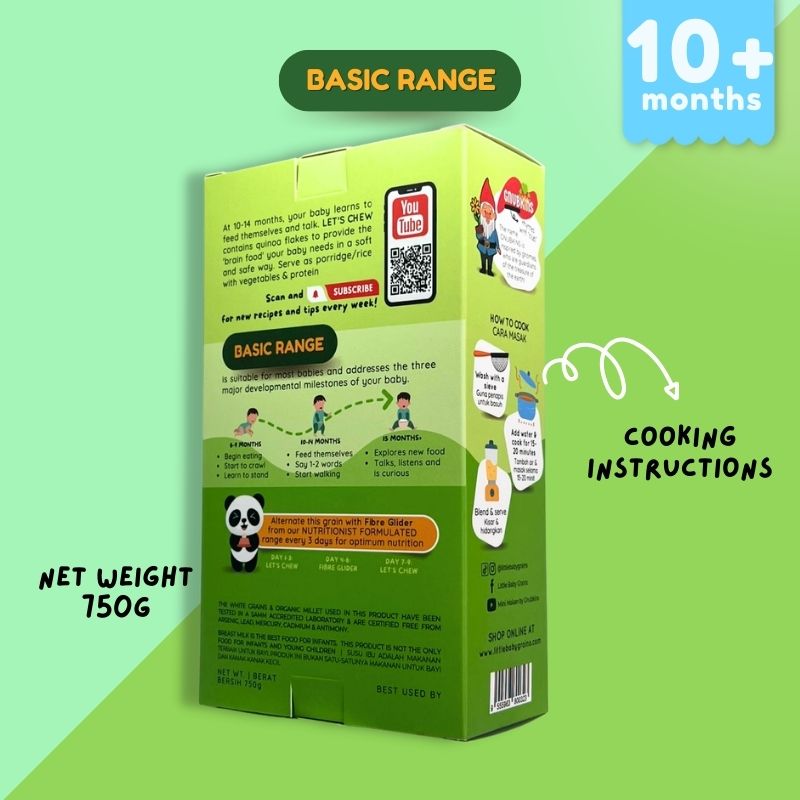 Baby Grains BASIC Range (6-15 Months)
