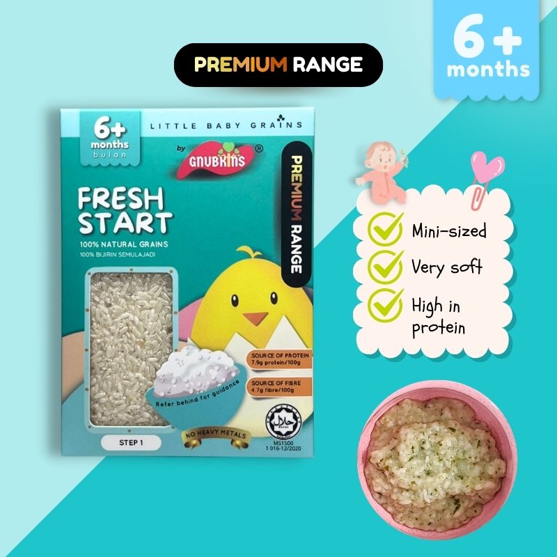Baby Grains PREMIUM Range (6-15 Months) | Gnubkins