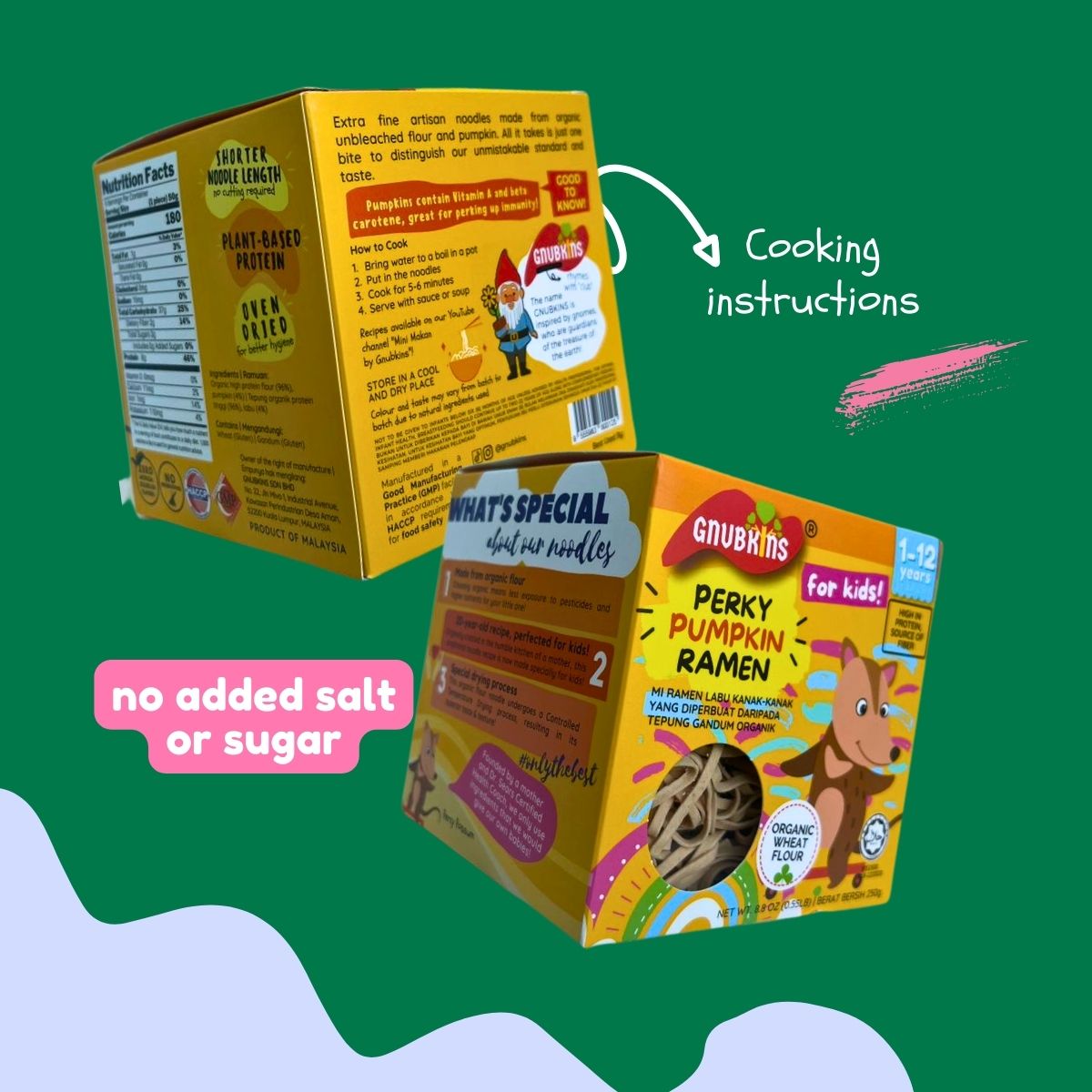 Organic Kids Ramen - 3 flavours (1-12 Years)