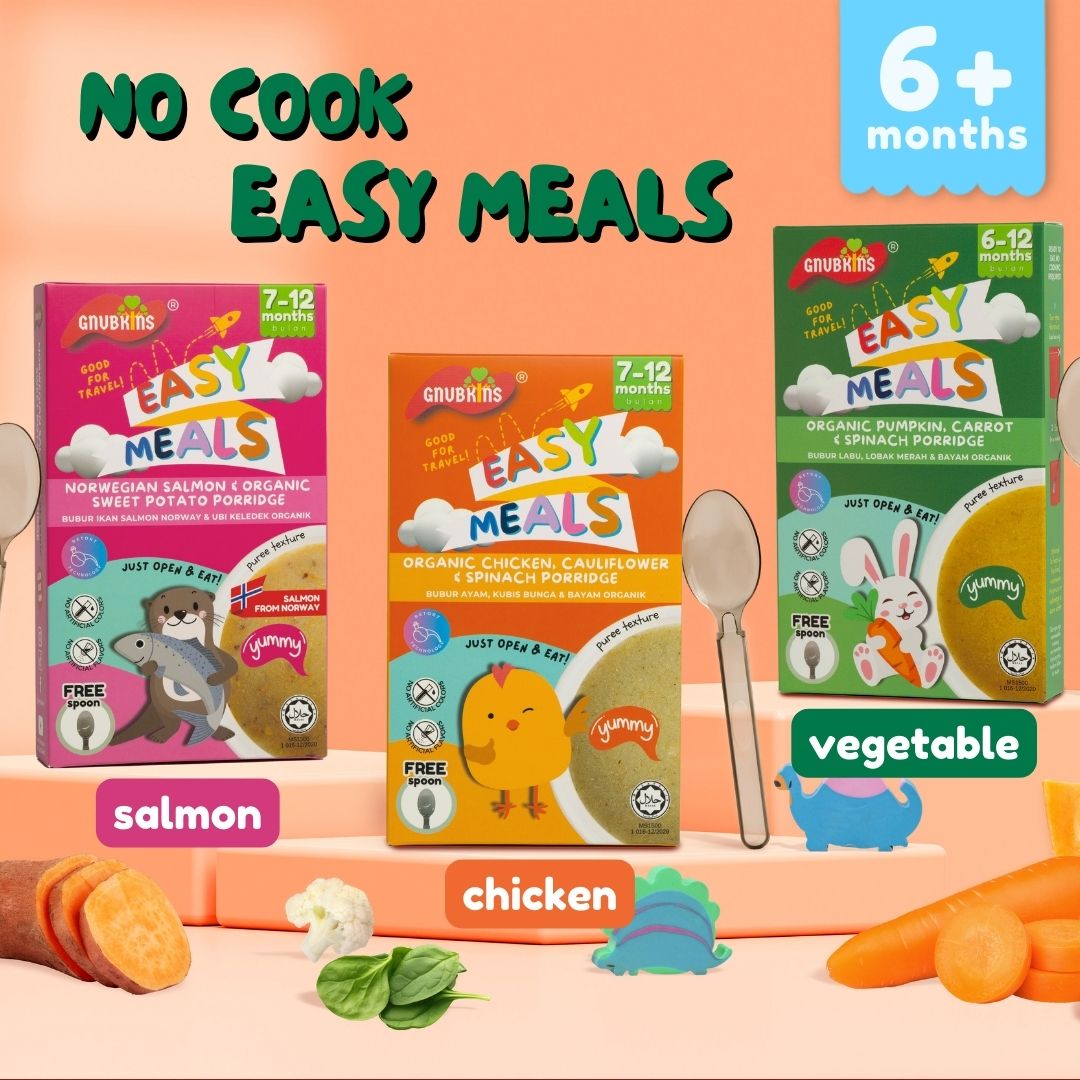 No Cook Easy Meals - 3 Flavours (6-12 months)