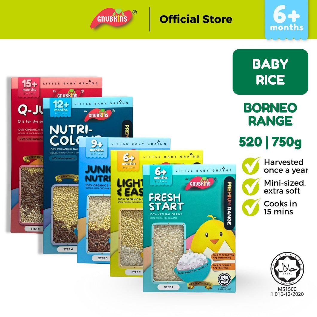 Baby Rice BORNEO (PREMIUM) Range
