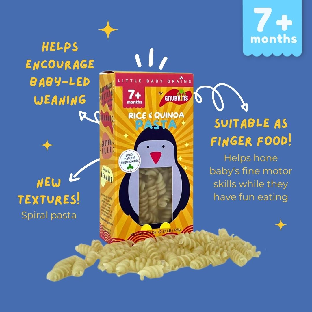 Gluten-Free Organic Pasta - 2 Types (7 Months Onwards)