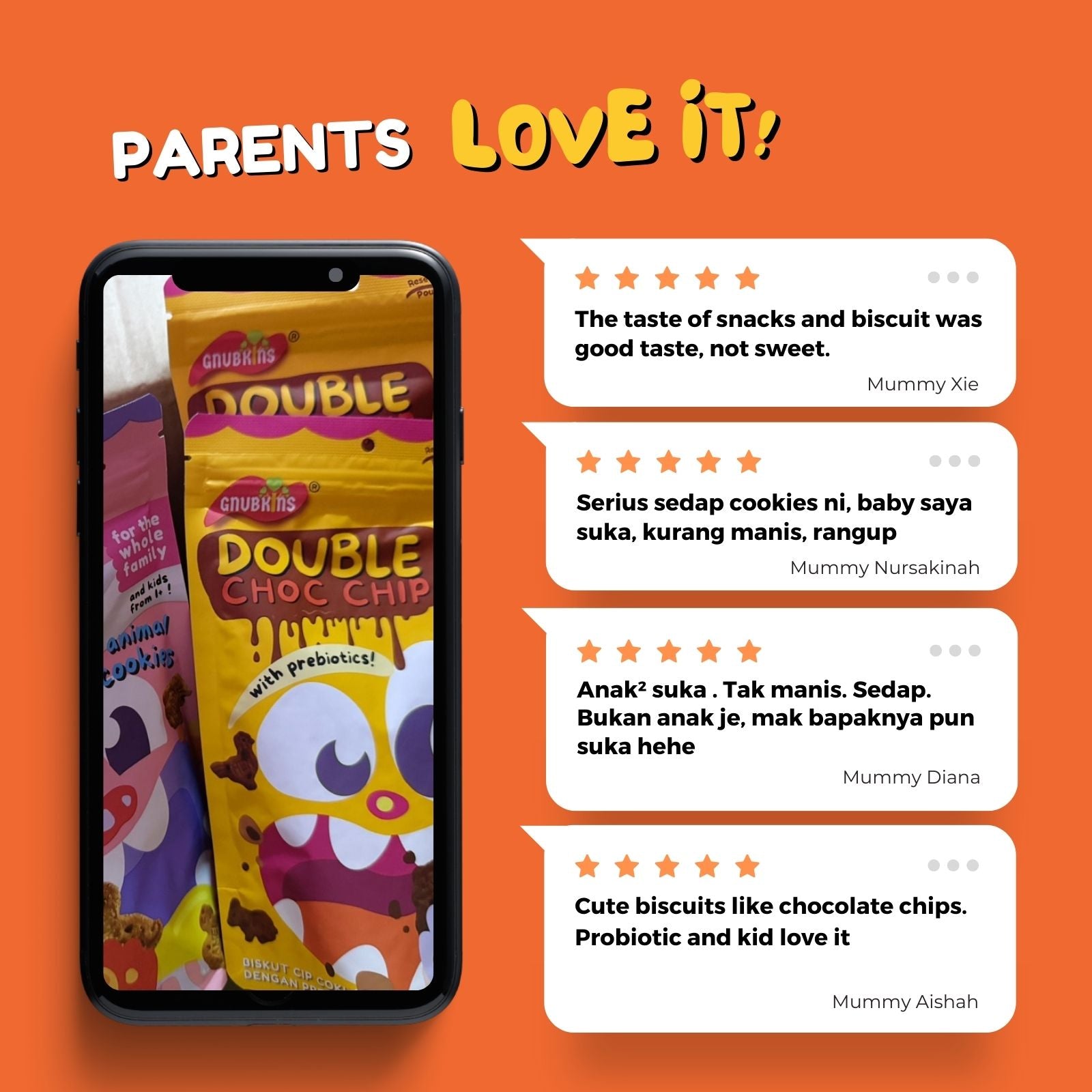Prebiotic Kids Cookies 100g - 2 flavours (12 months till adult)