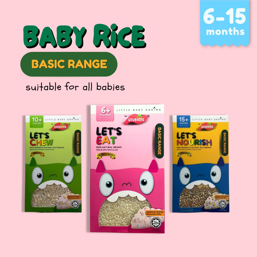 Baby Rice BASIC Range (6-15 Months)