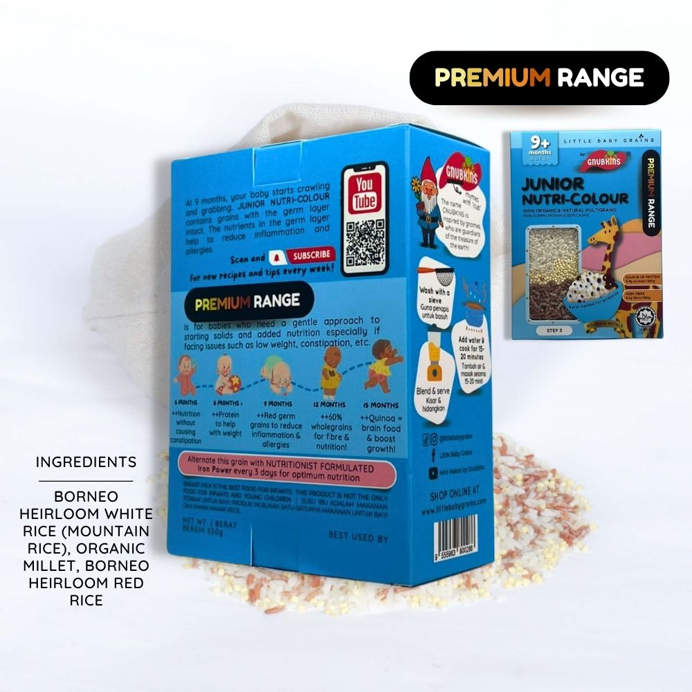 Baby Rice BORNEO (PREMIUM) Range (6-15 Months)