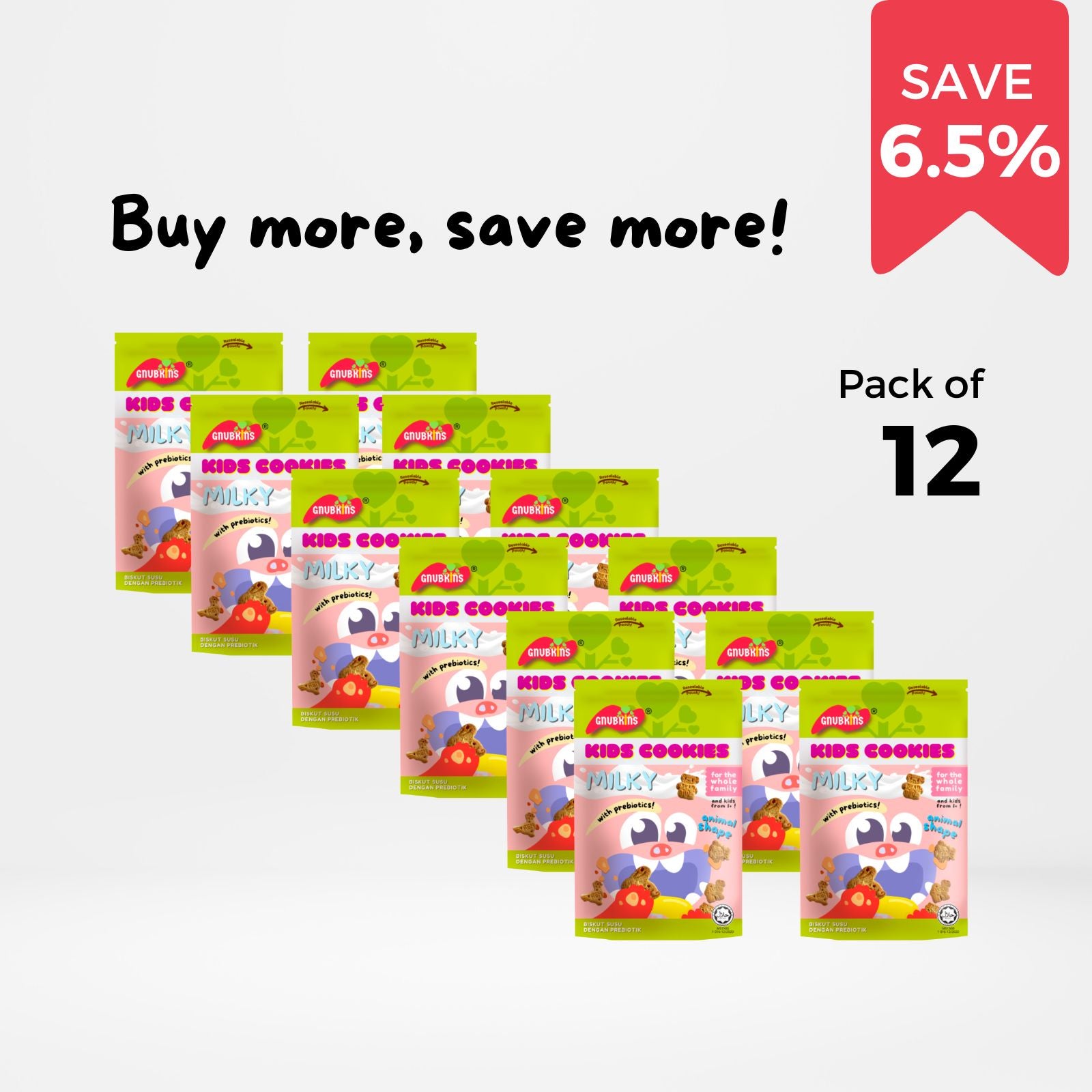 Prebiotic Kids Cookies Mini Pack 40g