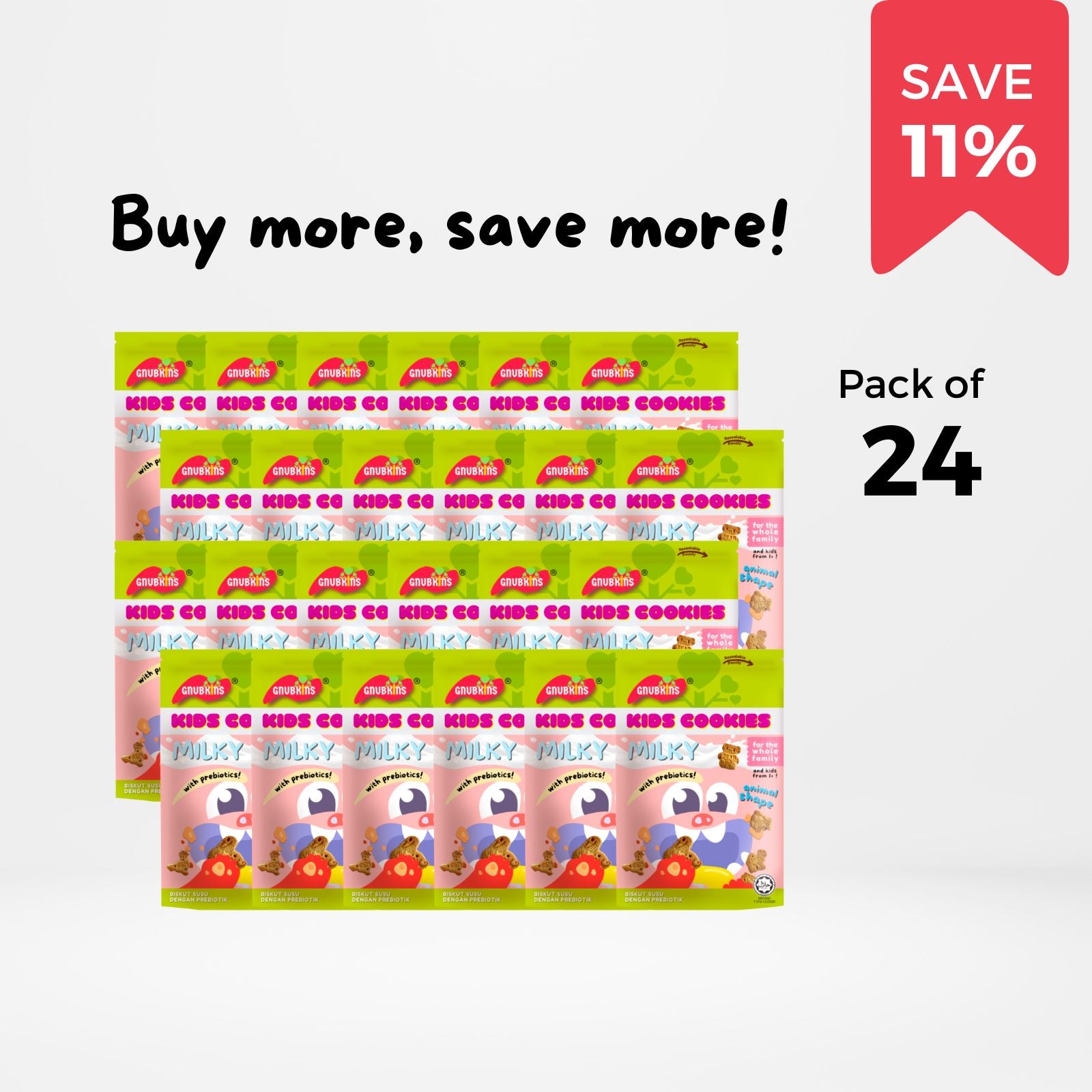 Prebiotic Kids Cookies Mini Pack 40g