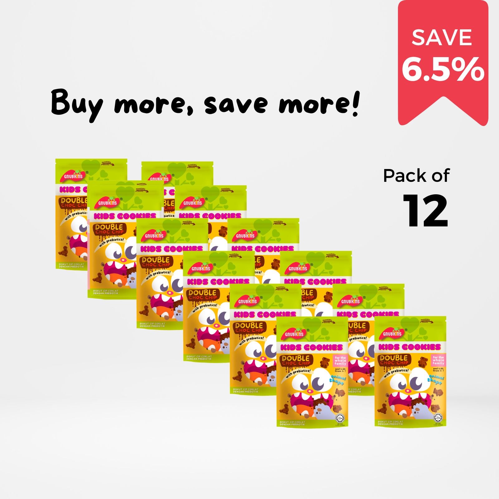 Prebiotic Kids Cookies Mini Pack 40g