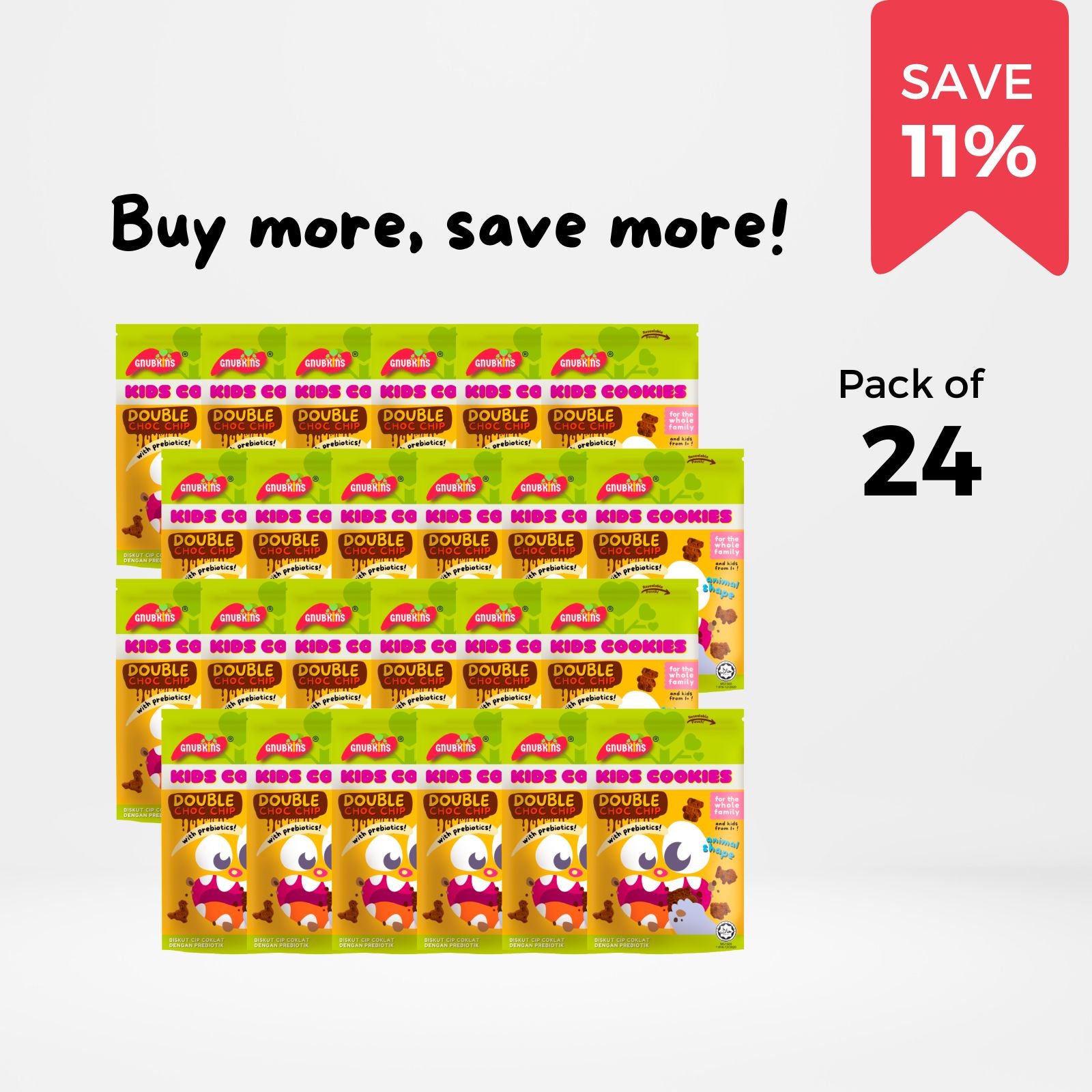 Prebiotic Kids Cookies Mini Pack 40g