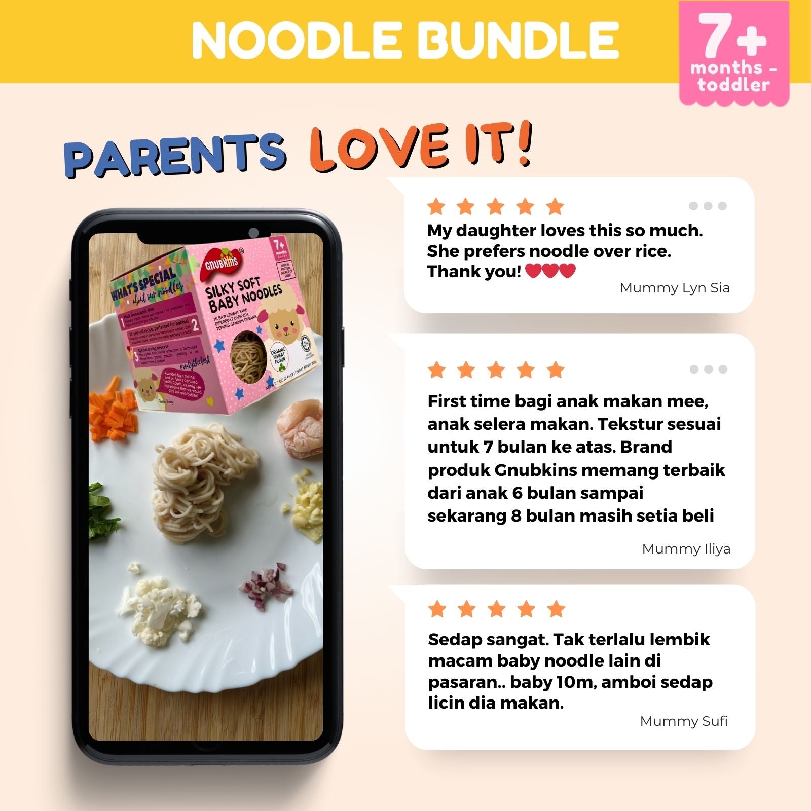 Noodle Bundle (7+ Months till Toddler)