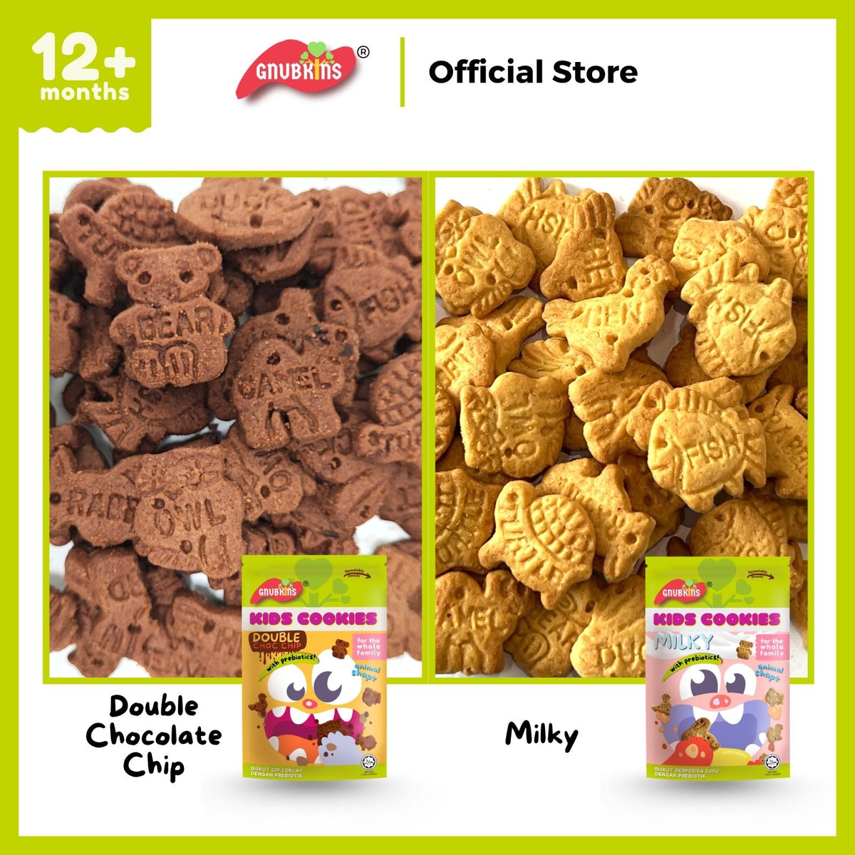 Prebiotic Kids Cookies 40g/100g