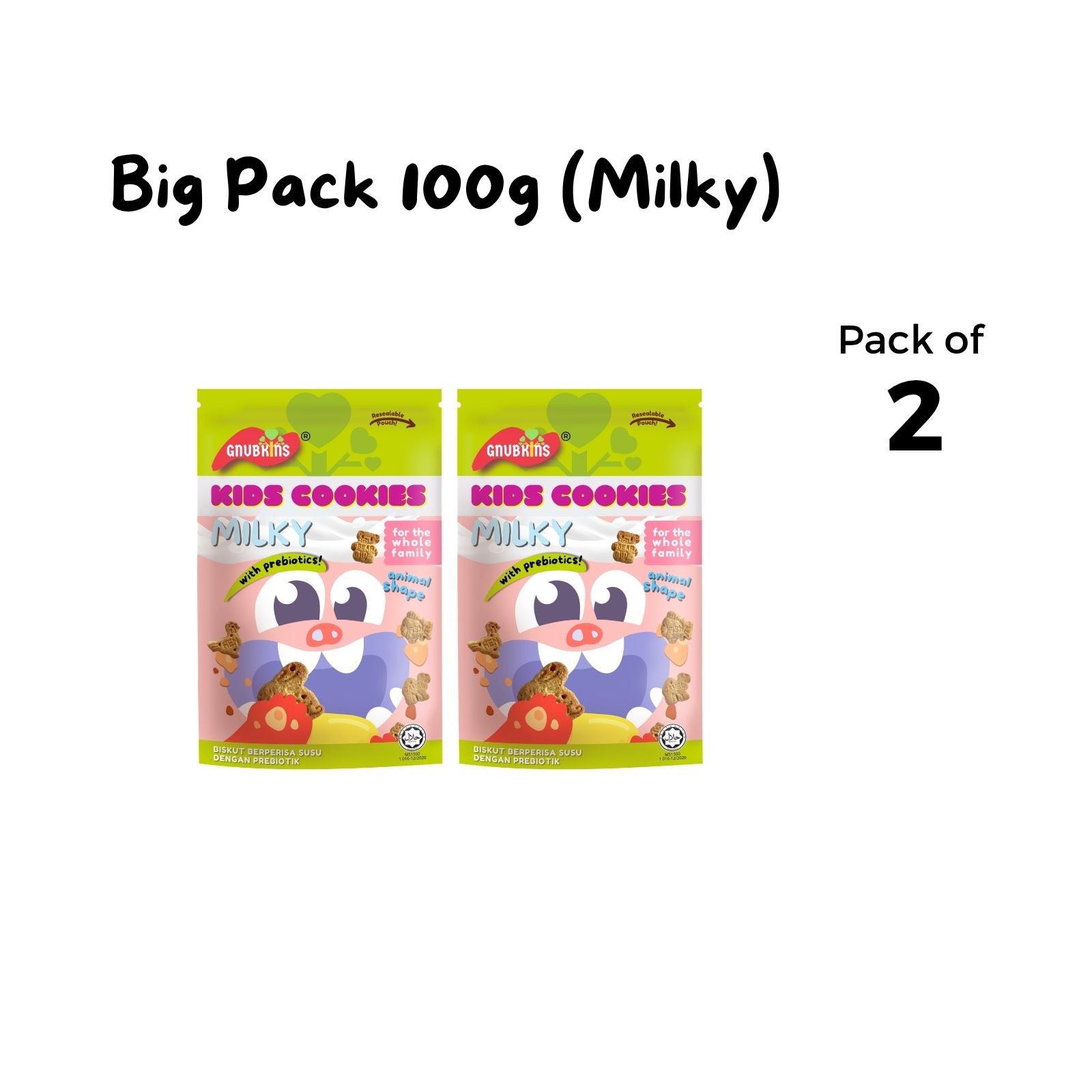 Prebiotic Kids Cookies 40g/100g