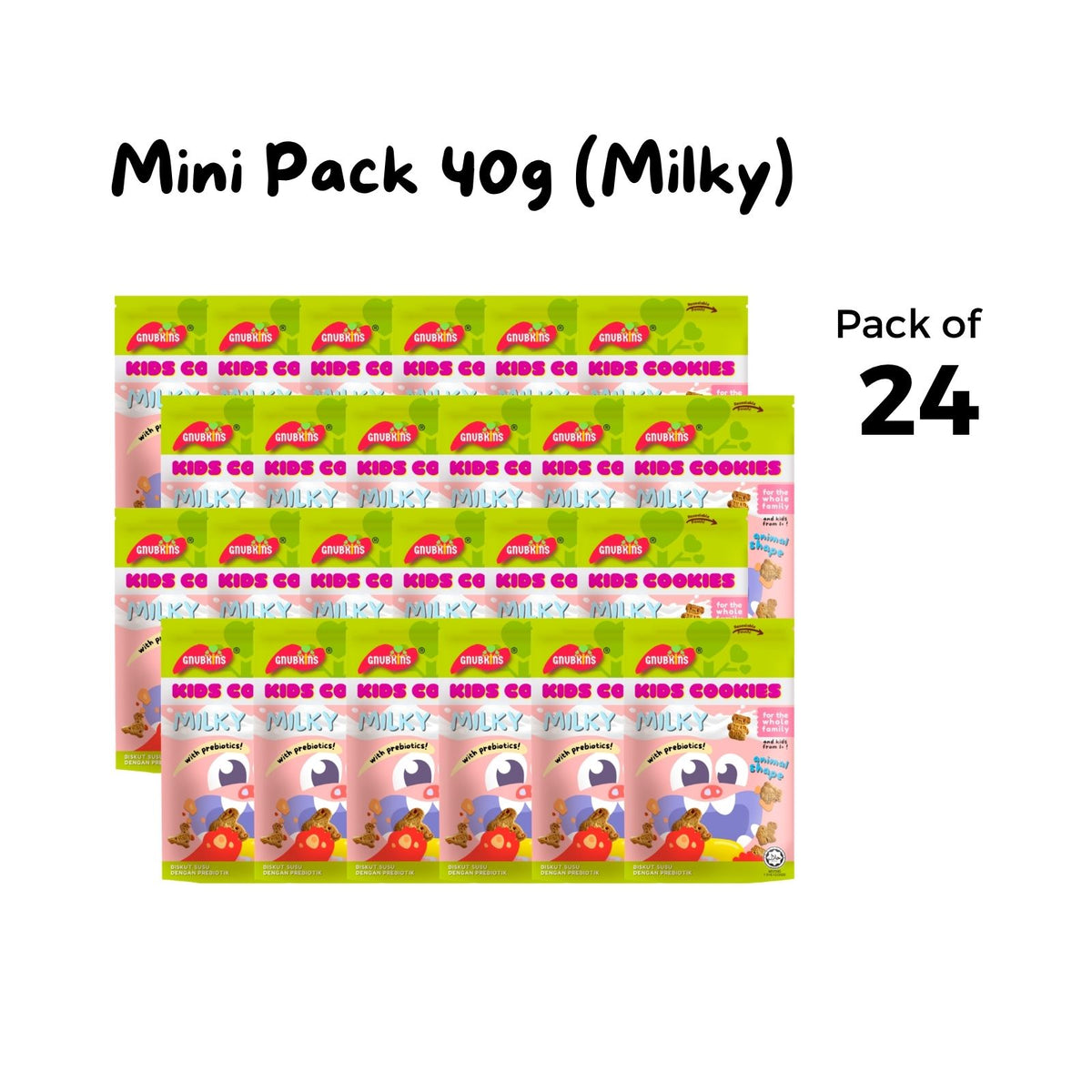 Prebiotic Kids Cookies 40g/100g