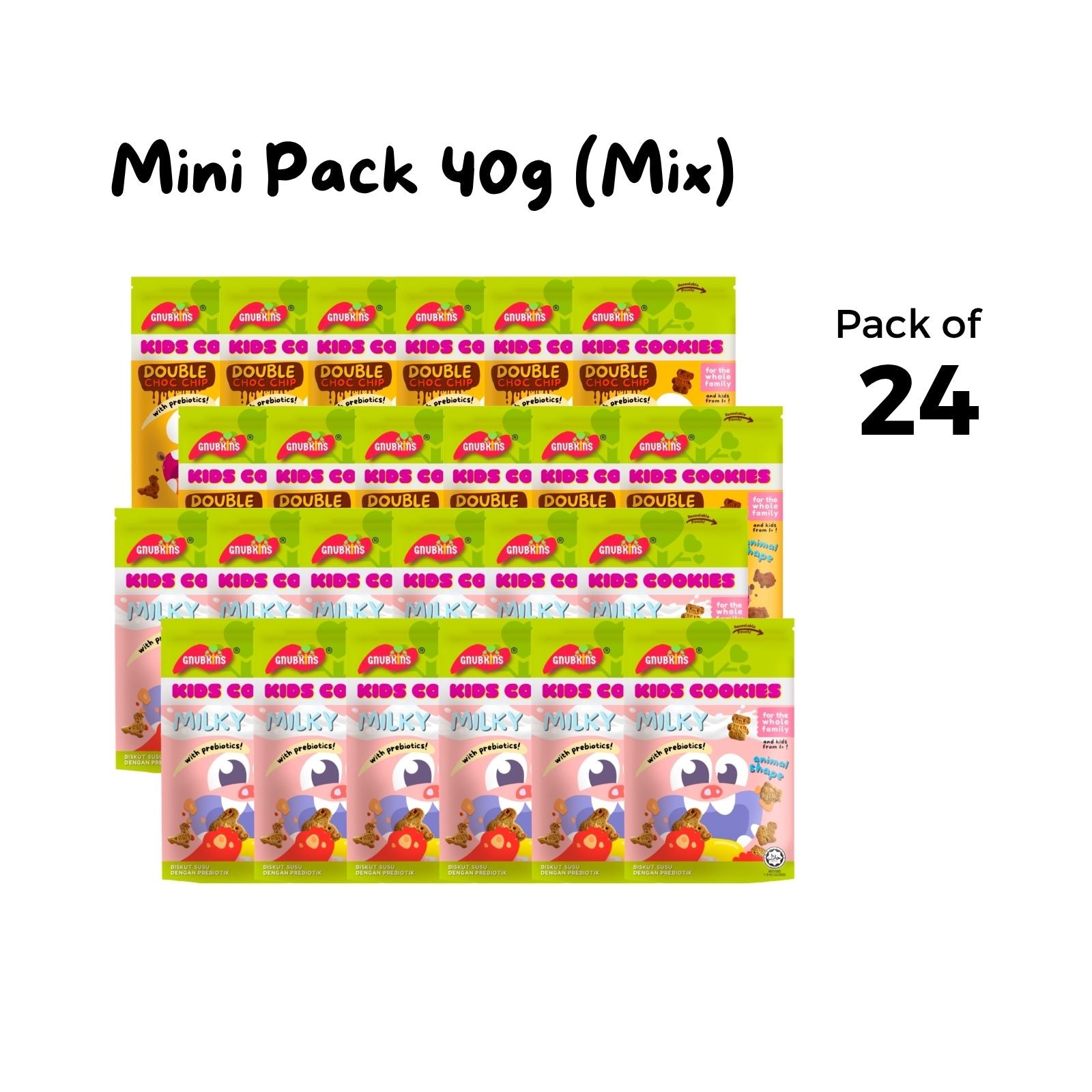 Prebiotic Kids Cookies 40g/100g