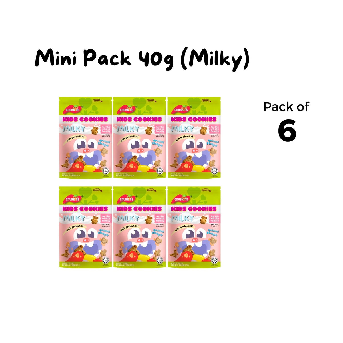 Prebiotic Kids Cookies 40g/100g