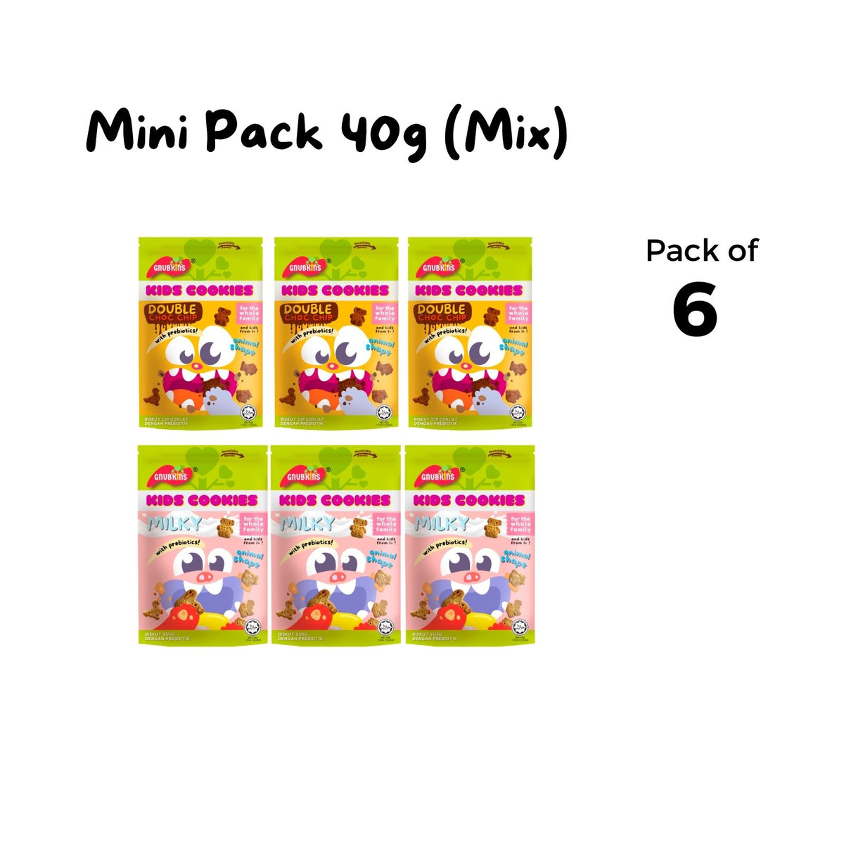 Prebiotic Kids Cookies 40g/100g