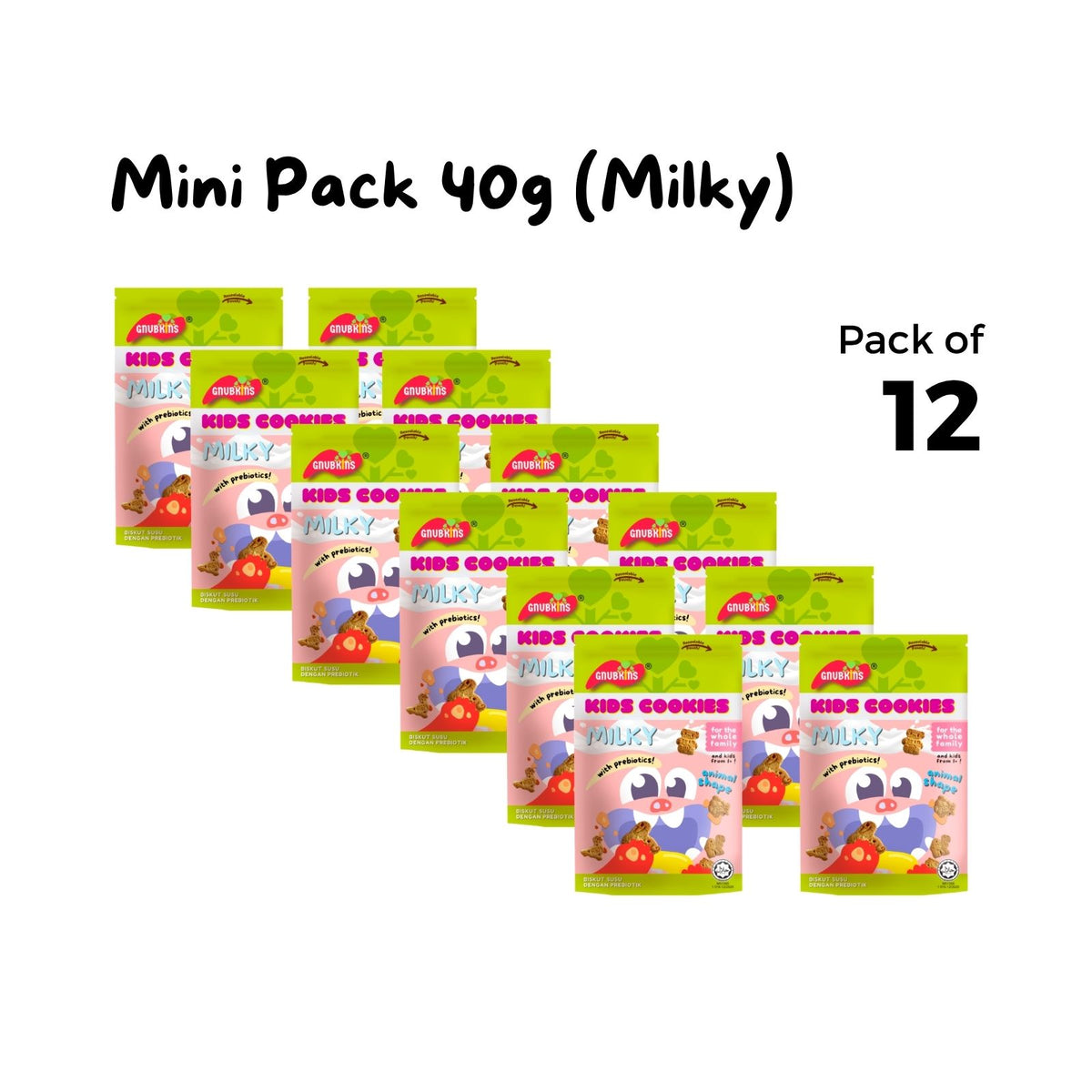 Prebiotic Kids Cookies 40g/100g