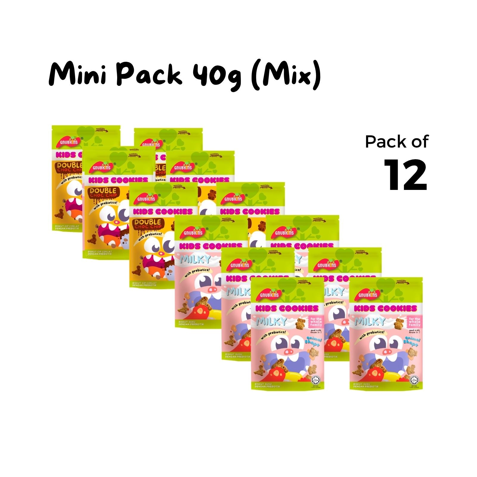 Prebiotic Kids Cookies 40g/100g