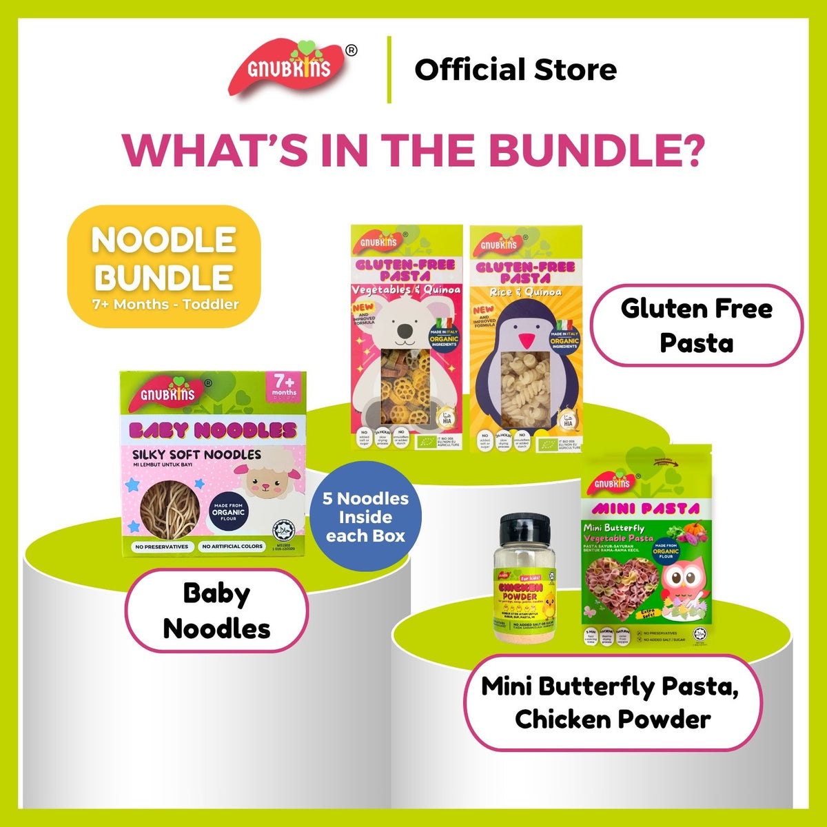 Noodle Bundle (7+ Months till Toddler)