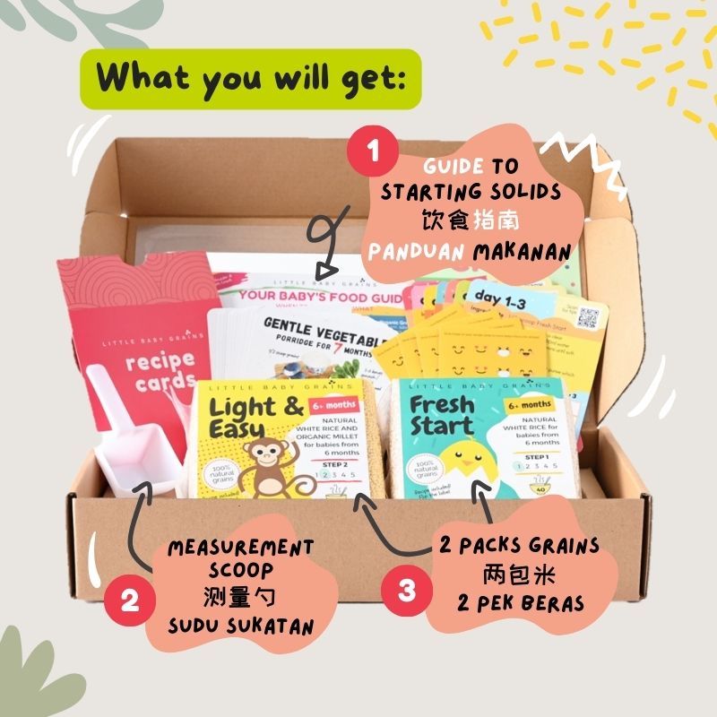 Kit Permulaan untuk Bayi dari 6-8 Bulan (Julat PREMIUM)