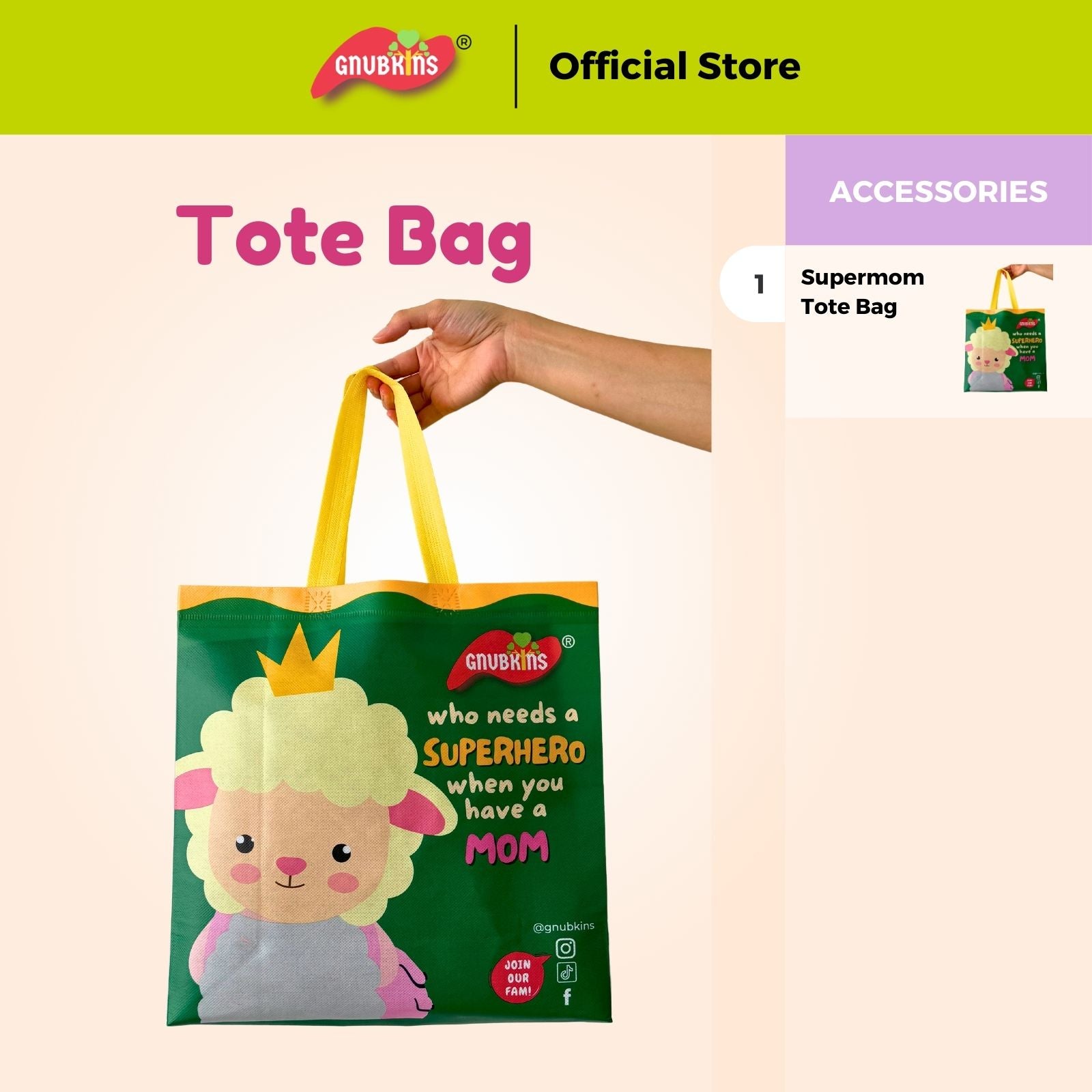 The Supermom Tote Bag