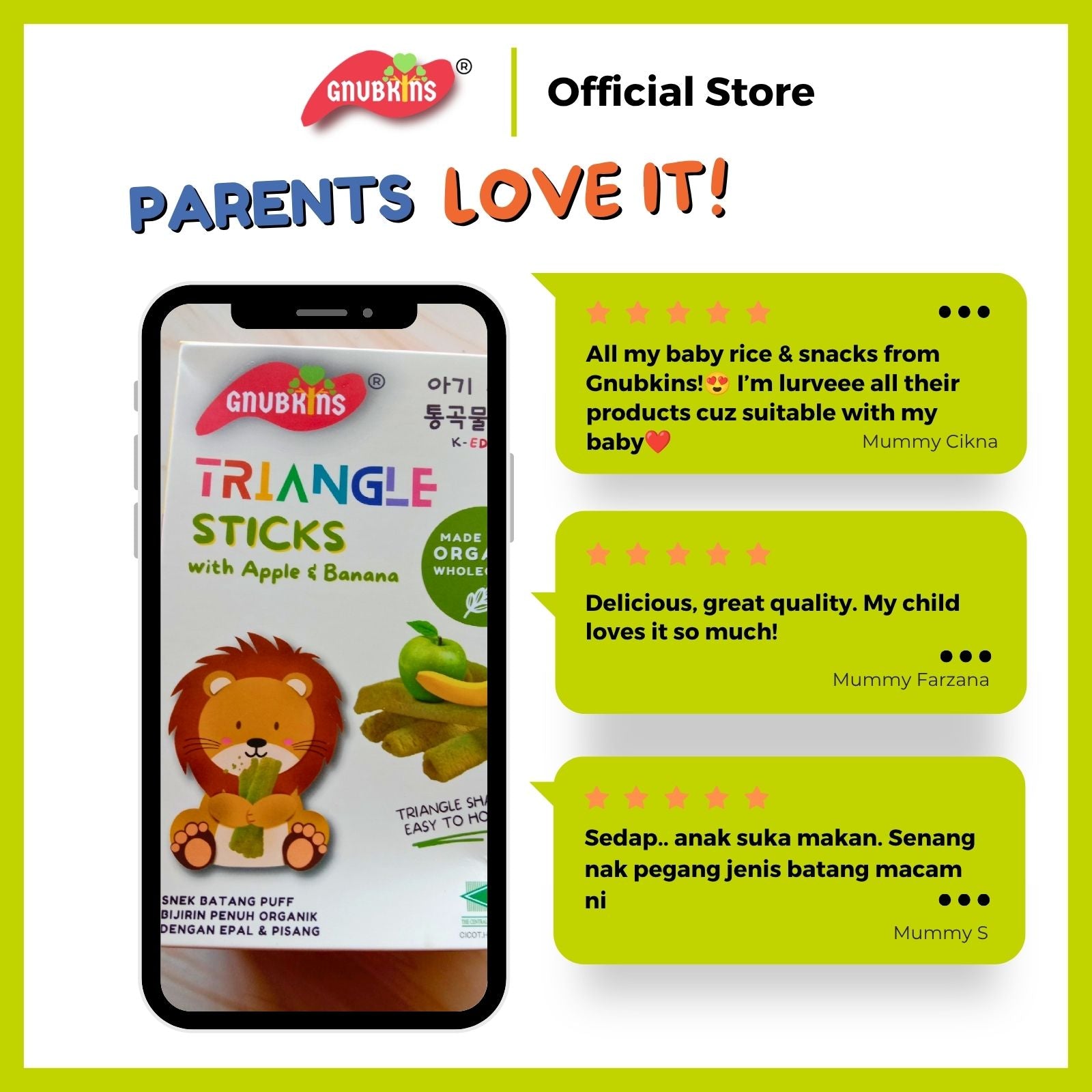 Triangle Sticks Snack