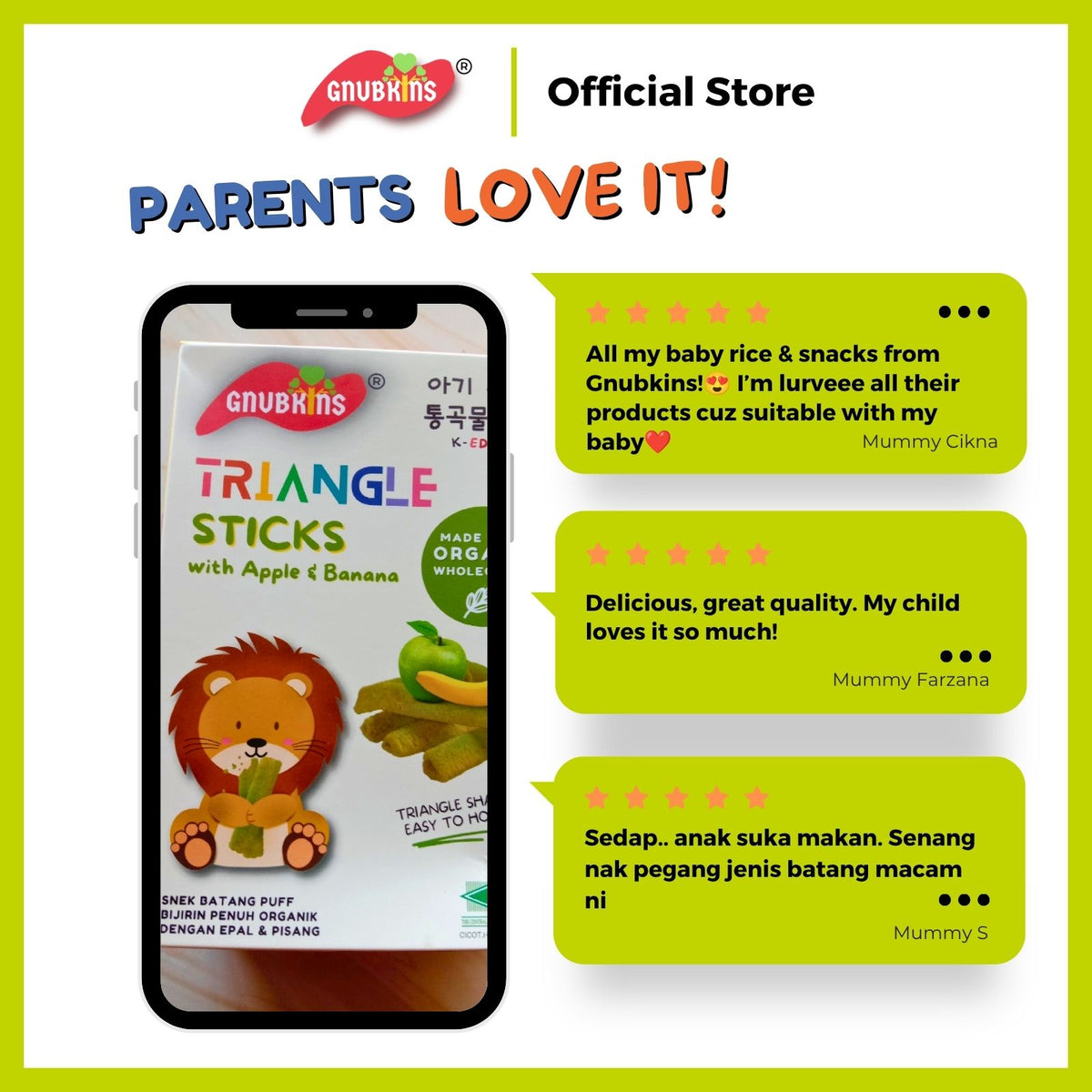 Triangle Sticks Snack
