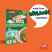 Load image into Gallery viewer, Organic Pumpkin, Carrot &amp; Spinach Porridge (6-12 months)